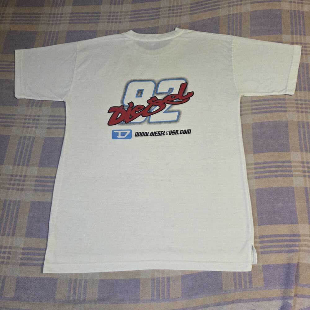 Diesel Archive Vintage T Shirt 2000s 90s Y2k 92 USA WWW .Com Rare Graphic